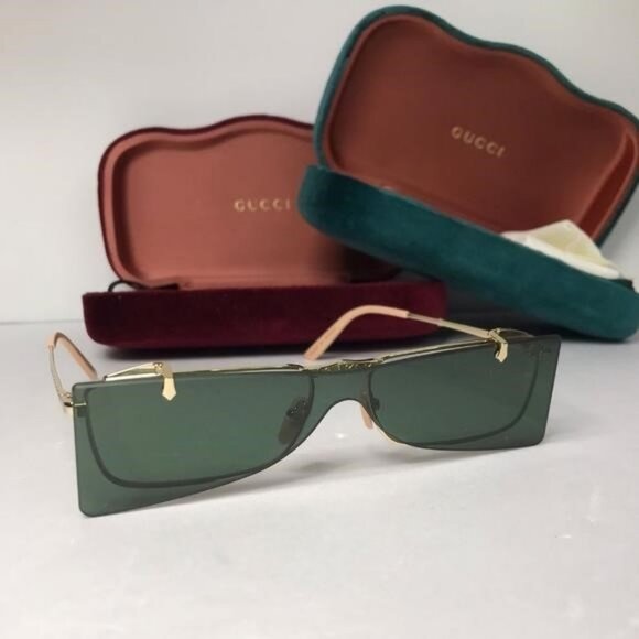 💯 Original GUCCI FLIPPING Rectangular Sunglasses / EYEGLASSES GG0363S 001 - Picture 11 of 17